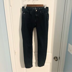 Calvin Klein Jeans Women's Dark Blue Ultimate Skinny Jeans 6 x 30